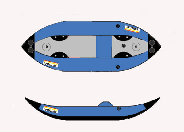 One Person Inflatable Kayak - "The Truckee Ducky"